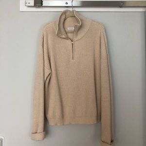 LAUREN ELIZABETH Quarter Zip Sweater